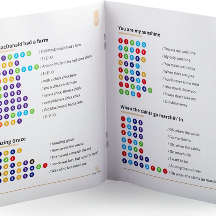 Magic Calm Drum Steel Tongue Drum, Songbook And Storybook