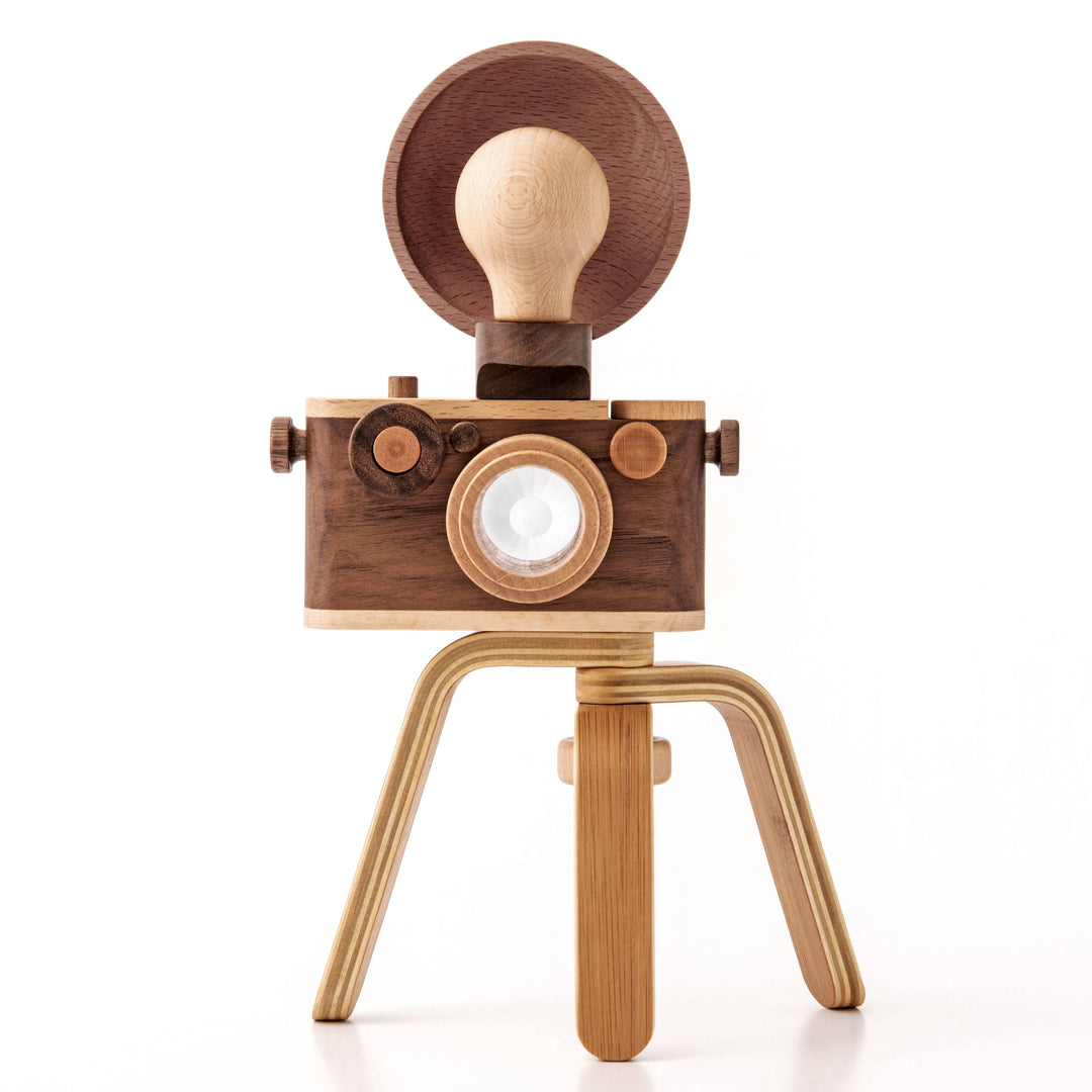 35MM Wood Toy Camera Idea Set /walnut