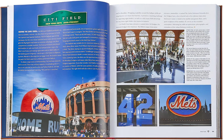 Ballparks Past and Present Leather Bound Edition