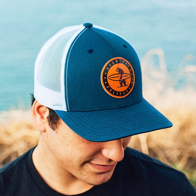 Marlin Snapback White/Navy Everyday California Hat Mens