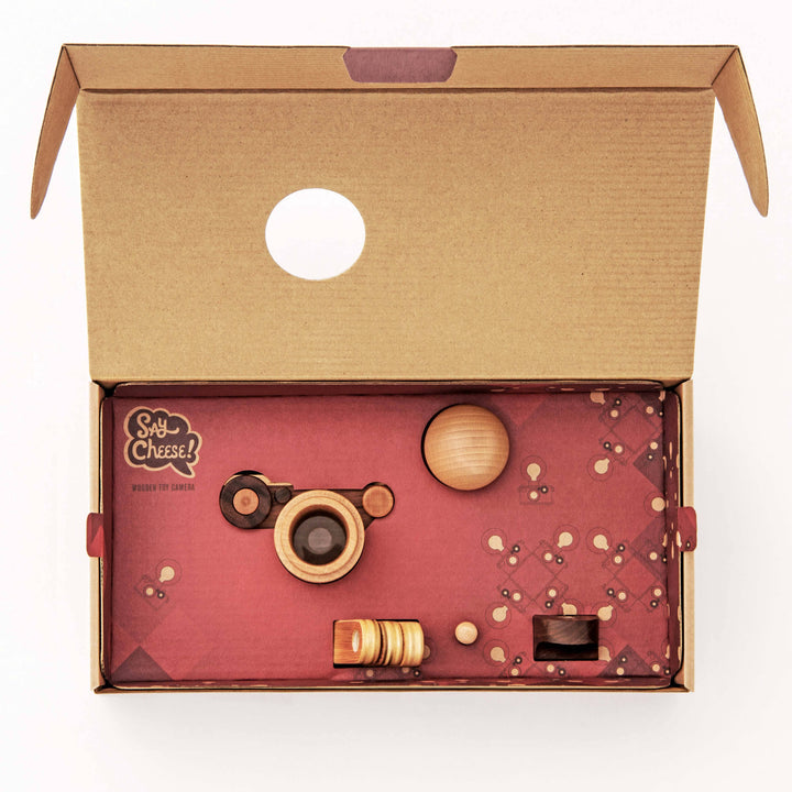 35MM Wood Toy Camera Idea Set /walnut