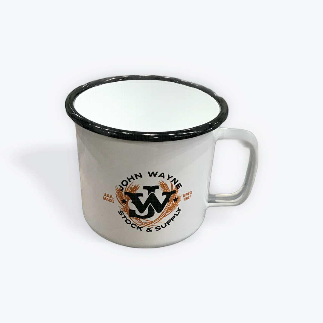 John Wayne Tin Mug Stock and Supply