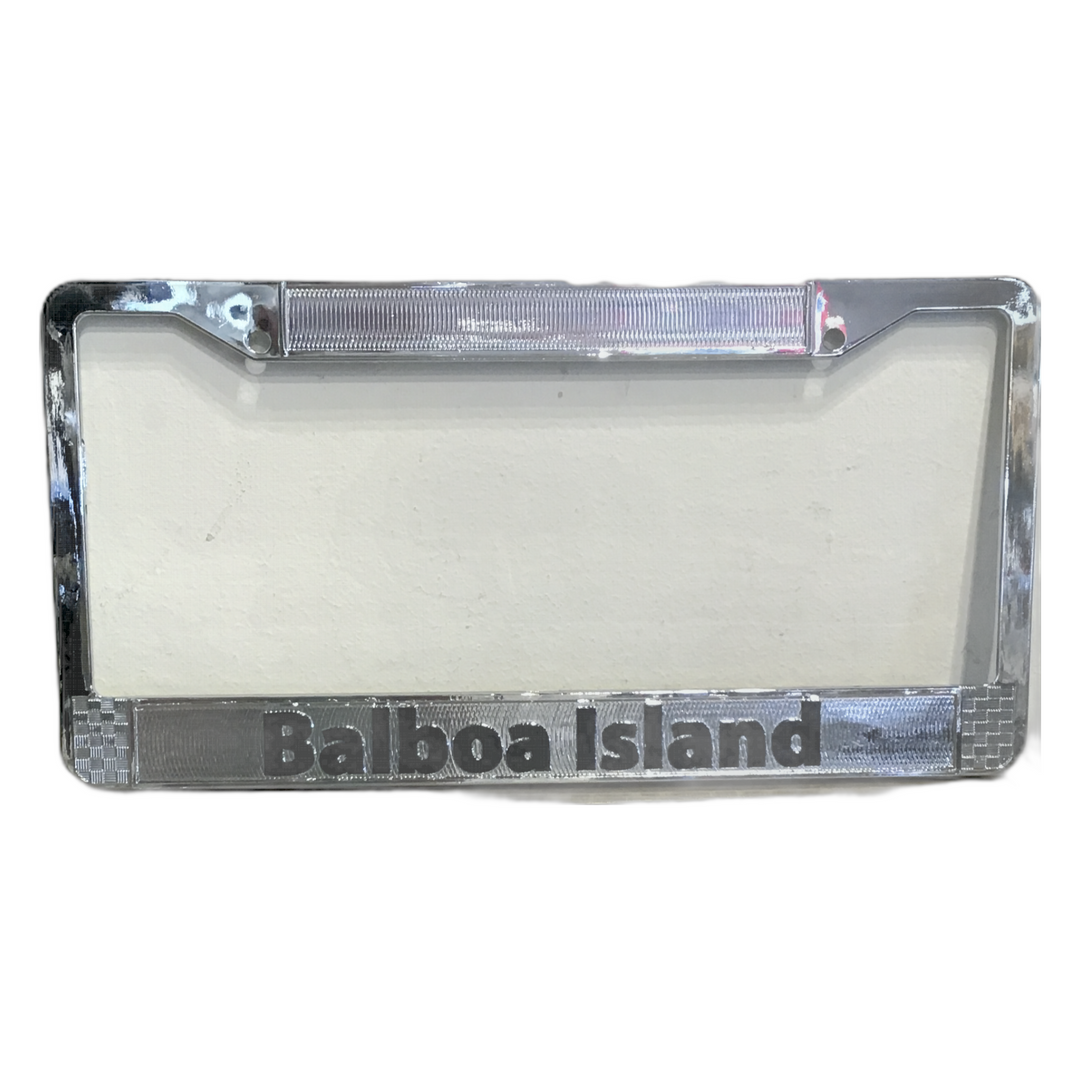 License Plate Frame Balboa Island