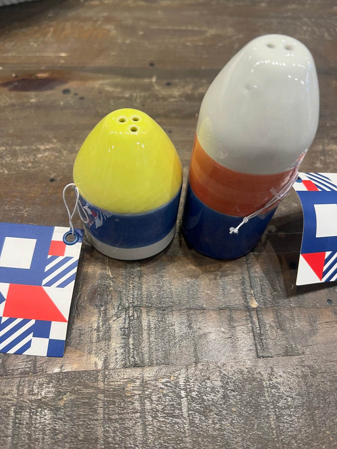 Buoy Salt and Pepper Shakers