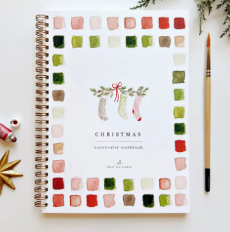 Christmas Watercolor Workbook