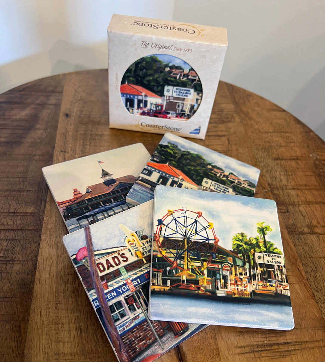 CoasterStone Set of 4 Local Designs