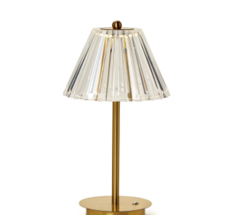 Cordless Table Lamp with Acrylic Shade in Gift Box LED