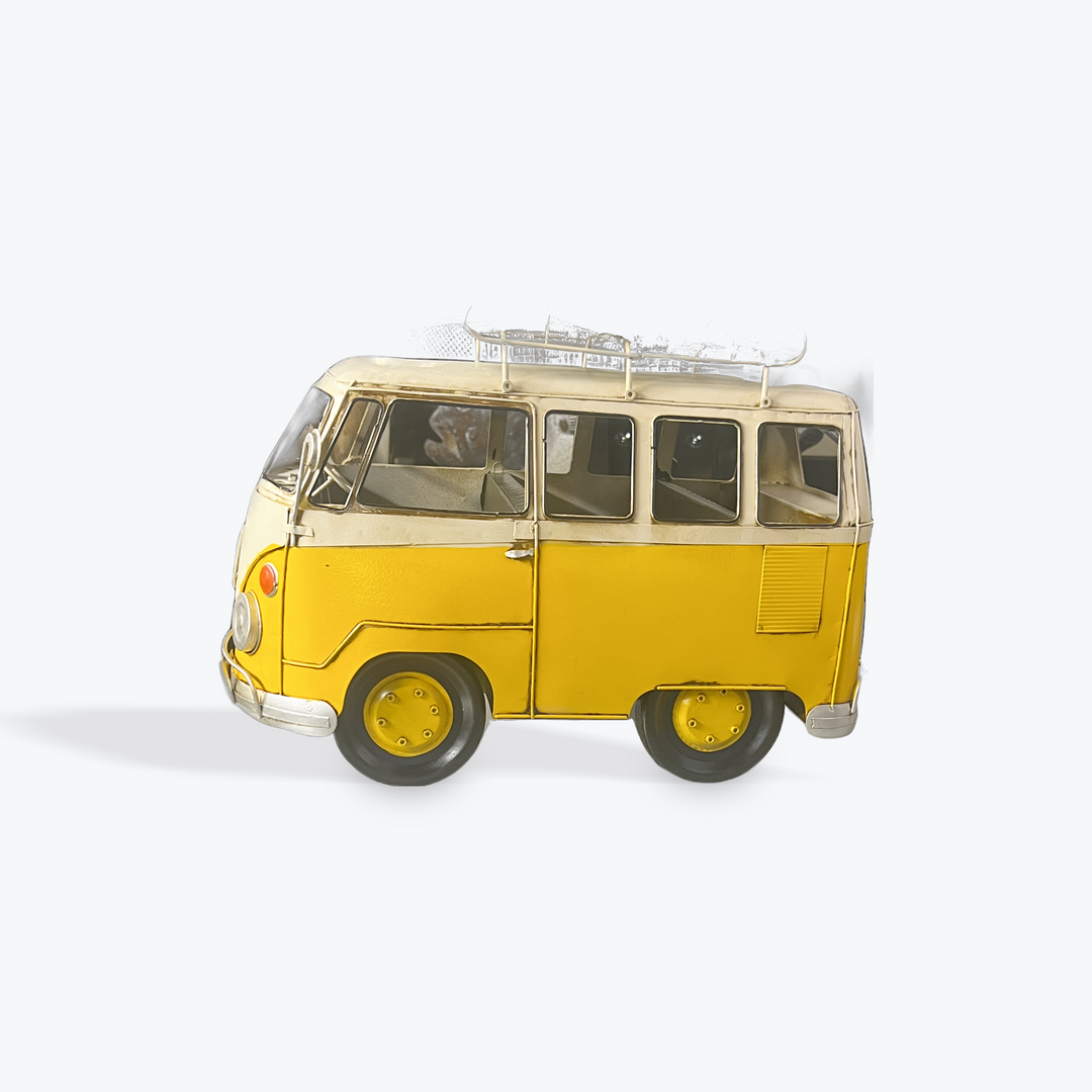 VW Van Metal Large Yellow