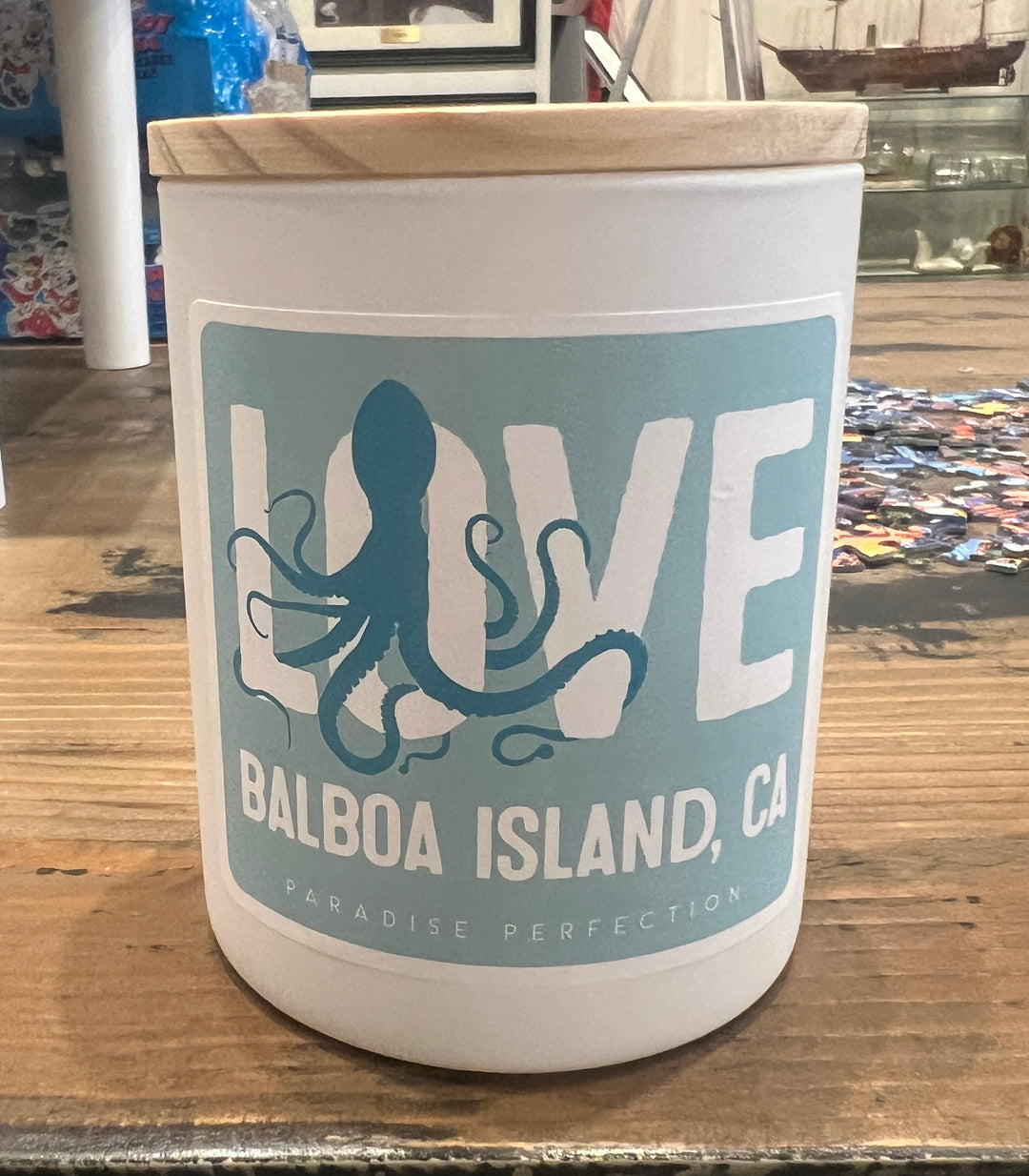Love Balboa Island Octopus Candle