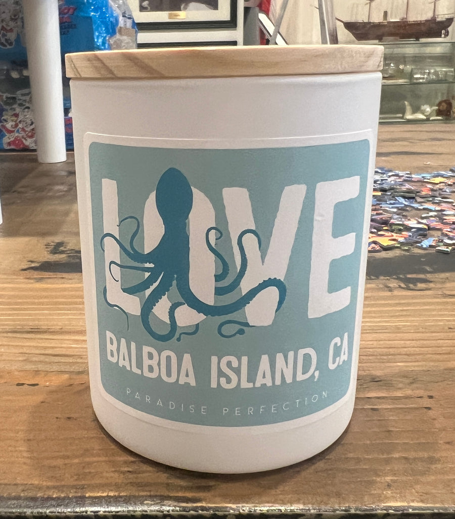 Love Balboa Island Octopus Candle