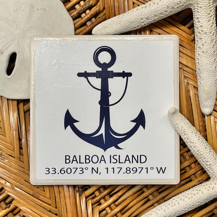 Balboa Island Anchor and Coordinates