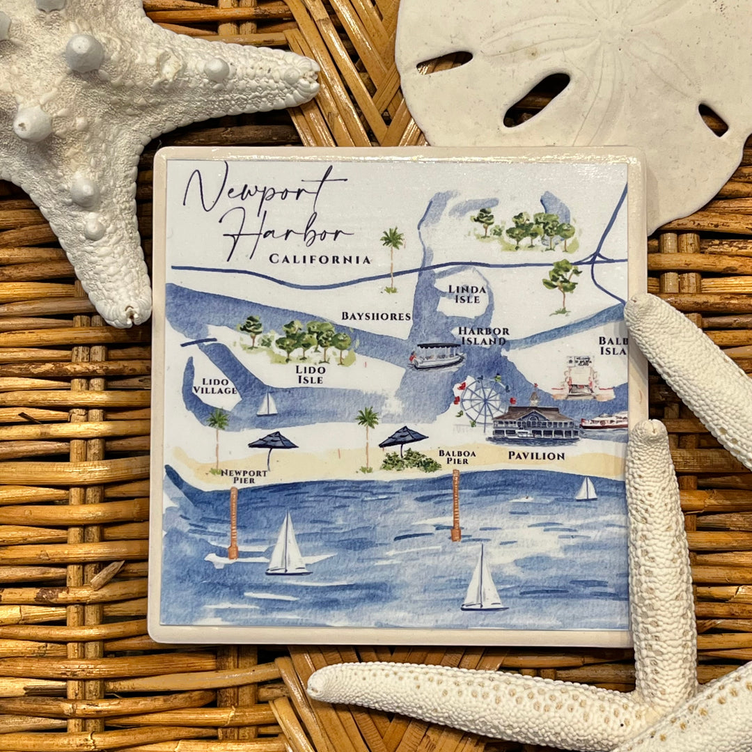 Newport Harbor California Map