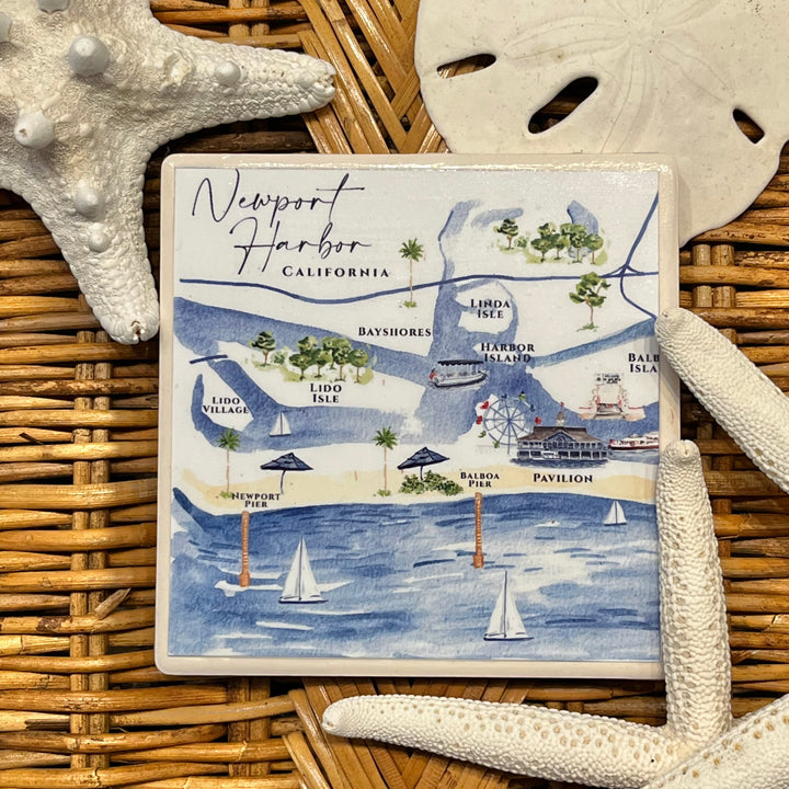Newport Harbor California Map