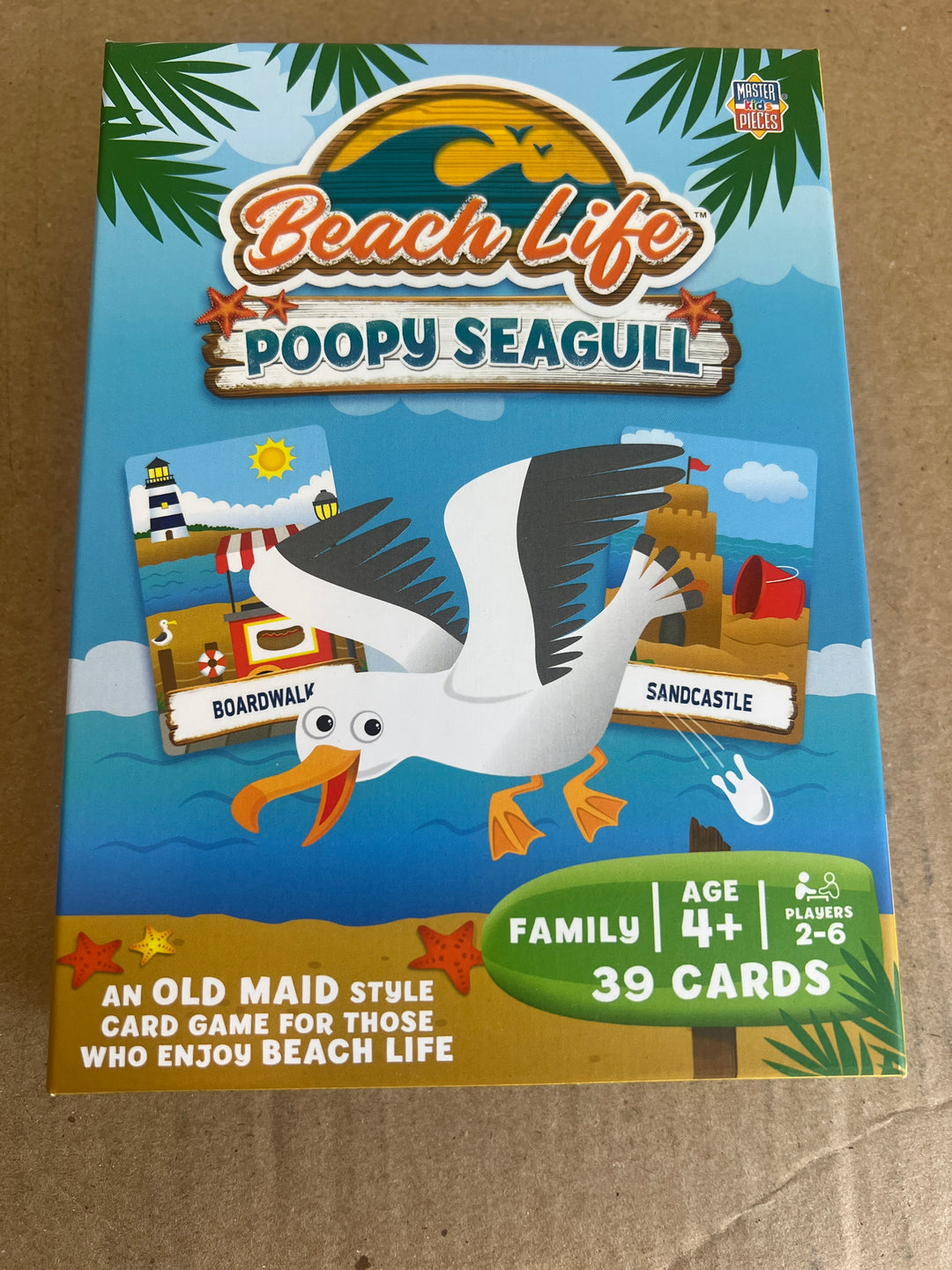 Beach Life Poopy Seagull Card Game