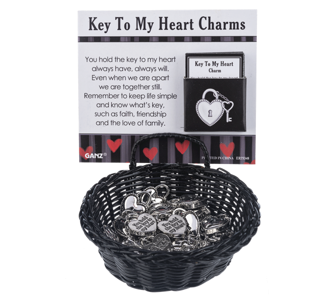 DIS Key to My Heart Token Charm