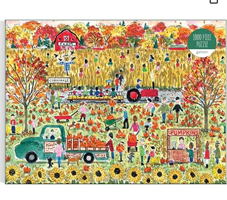 Pumpkin Patch 1000pc Puzzle Michael Storrings