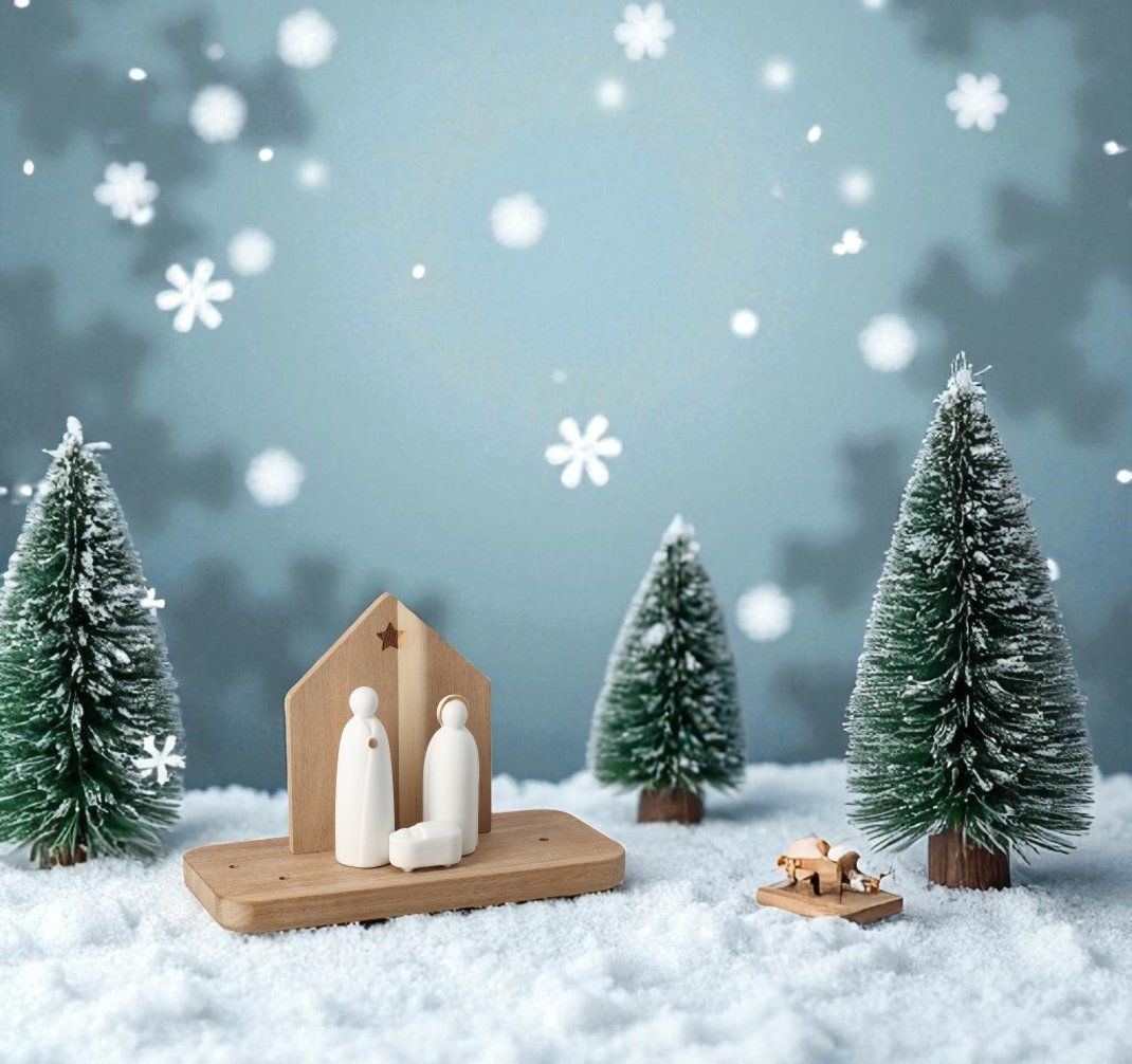 Christmas Landscape Nativity Scene