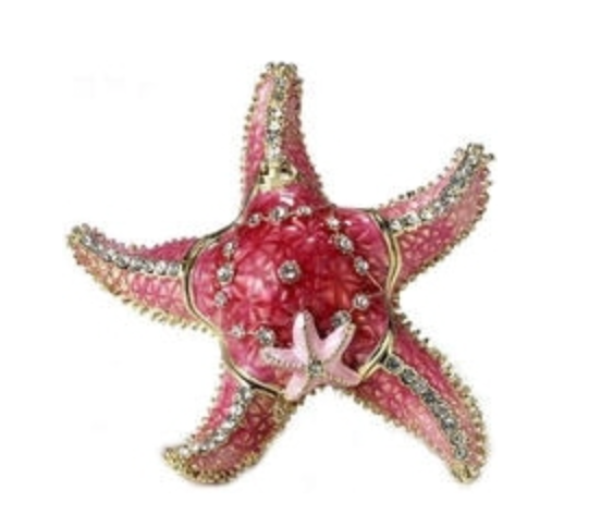 Starfish Enamel Box 3447