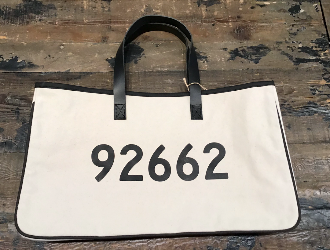 92662 Tote Bag White and Black
