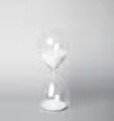 Black or White Sand Large Glass Timer