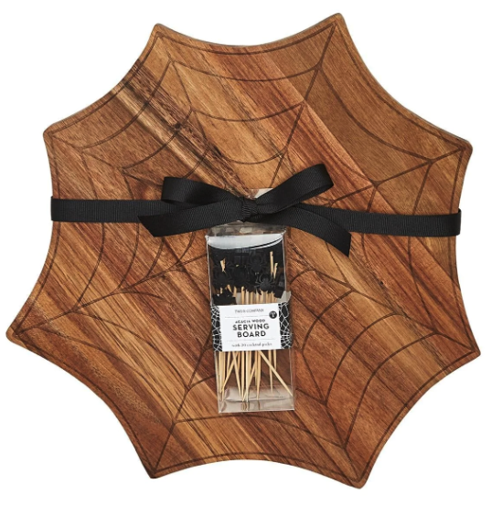 Spider Web Charcuterie Board