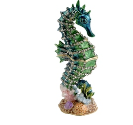 seahorse enamel box