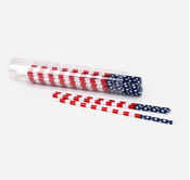 American Flag Straws Pack of 20