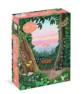 pacific coasting sunset hike puzzle
