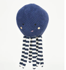 Octopus Plush Navy White