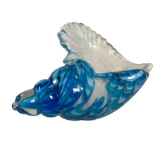Glass Seashell Figurine