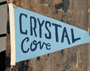 Crystal Cove Burgee Light Blue/Navy