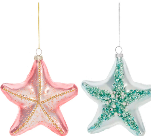 Starfish Ornament Jeweled