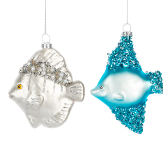 Tropical Fish Ornament Two Color Options