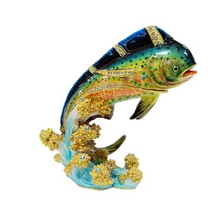 Mahi Mahi Enamel Box