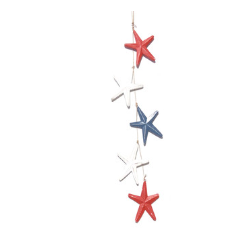 Red, White & Blue Starfish Garland