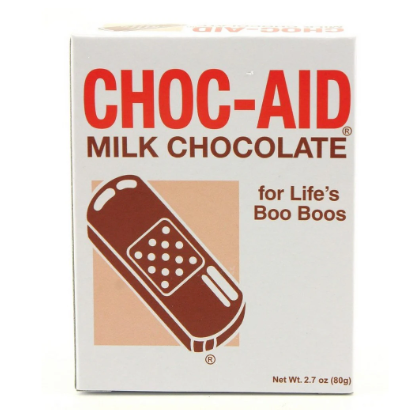 Choc-Aid Milk Chocolate for Life's Boo Boos