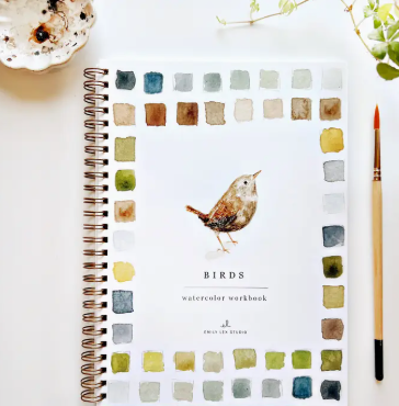 Birds Watercolor Workbook