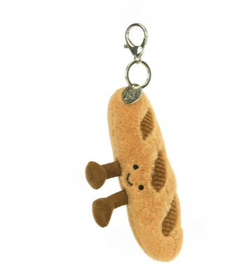 Amuseable Baguette Bag Charm by Jellycat