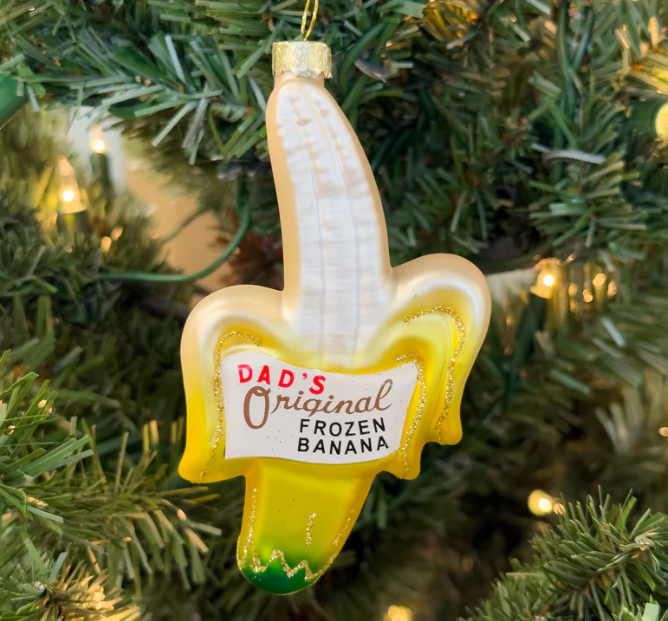 Dad's Banana Ornament