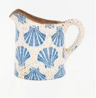 Crackled Shell Pitcher Small