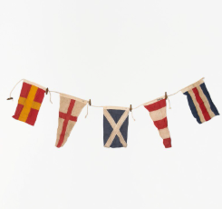 Nautical Flags Banner