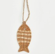 Rattan Fish Ornament
