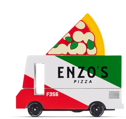 Pizza Van Wooden Toy