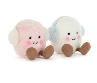 Amuseable Toastie Pink and White Marshmallows by Jellycat