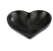 Soapstone Heart Bowl Small Black