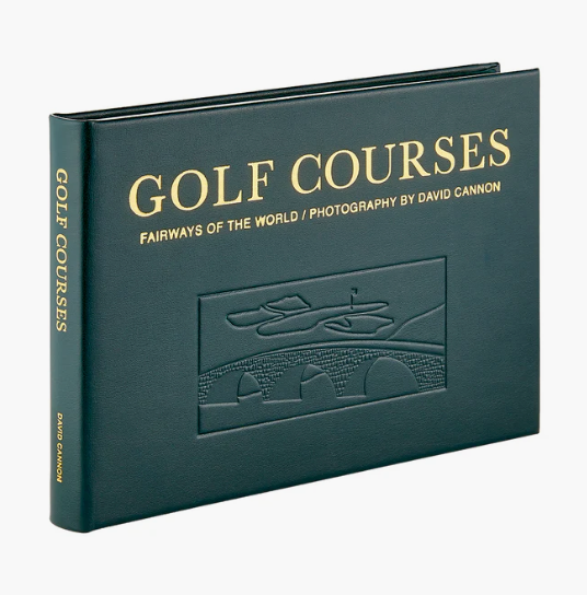 Golf Courses Leather Bound Book