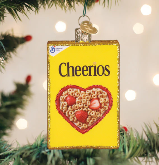 Cheerios Cereal Box Ornament