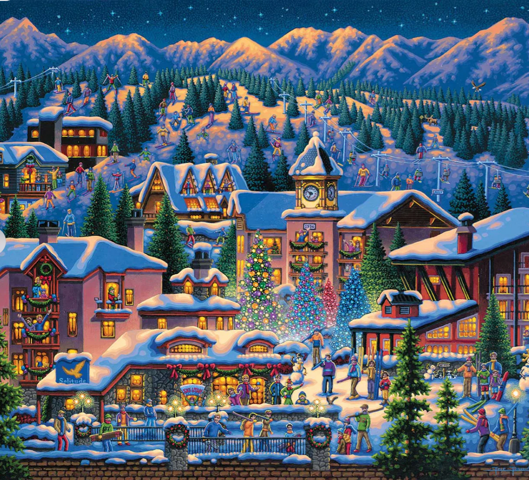 Rocky Mountain Christmas Puzzle 500pc