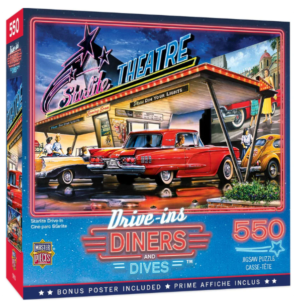 Drive-Ins Diners and Dives Puzzle 550 pc.