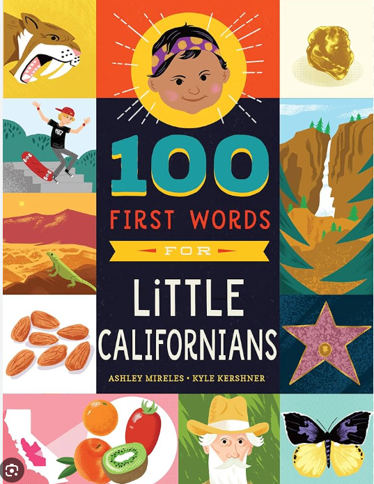 100 First Words for Little Californians Board Book